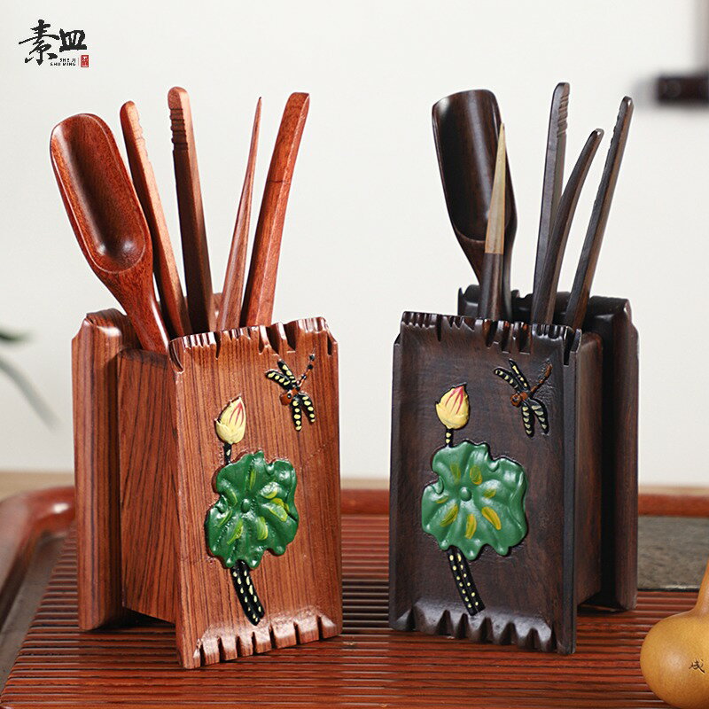 六君子套裝功夫茶道茶具6君子泡茶工具大全茶具配件茶刀茶夾6君子