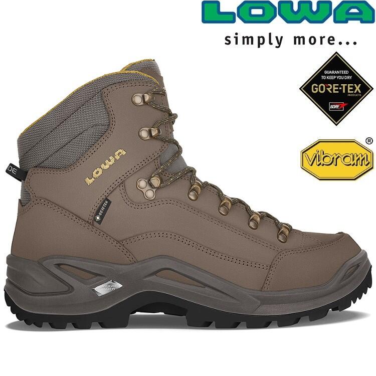 Lowa Renegade GTX Mid 男款 中筒防水登山鞋/健行鞋 LW310945 7898 橄欖綠/芥黃