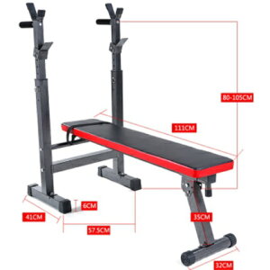 摺疊式舉重床 市場最低買貴賠10倍專案 椅臥推床臥推架舉重床器材器材重量訓練品H01