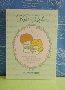 【震撼精品百貨】Little Twin Stars KiKi&LaLa 雙子星小天使 便條紙-線音樂 震撼日式精品百貨