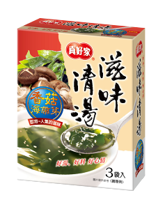 【真好家】新-香菇海帶嫩芽湯(8.9gx3包入)-奶素