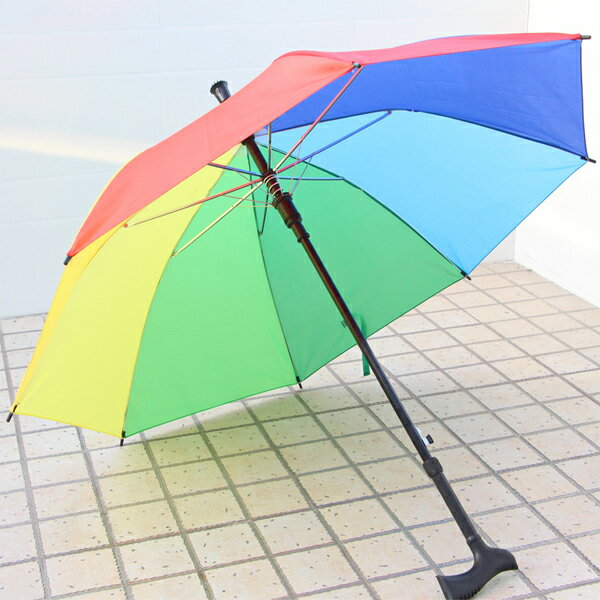 彩虹拐杖傘 直立傘 陽傘 廣告傘 晴雨傘 自動傘 戶外雨具 贈品禮品