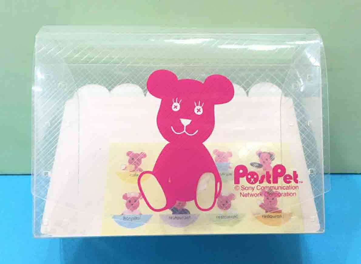 【震撼精品百貨】PostPet MOMO熊 MOMO熊透明盒子附貼紙#76722 震撼日式精品百貨