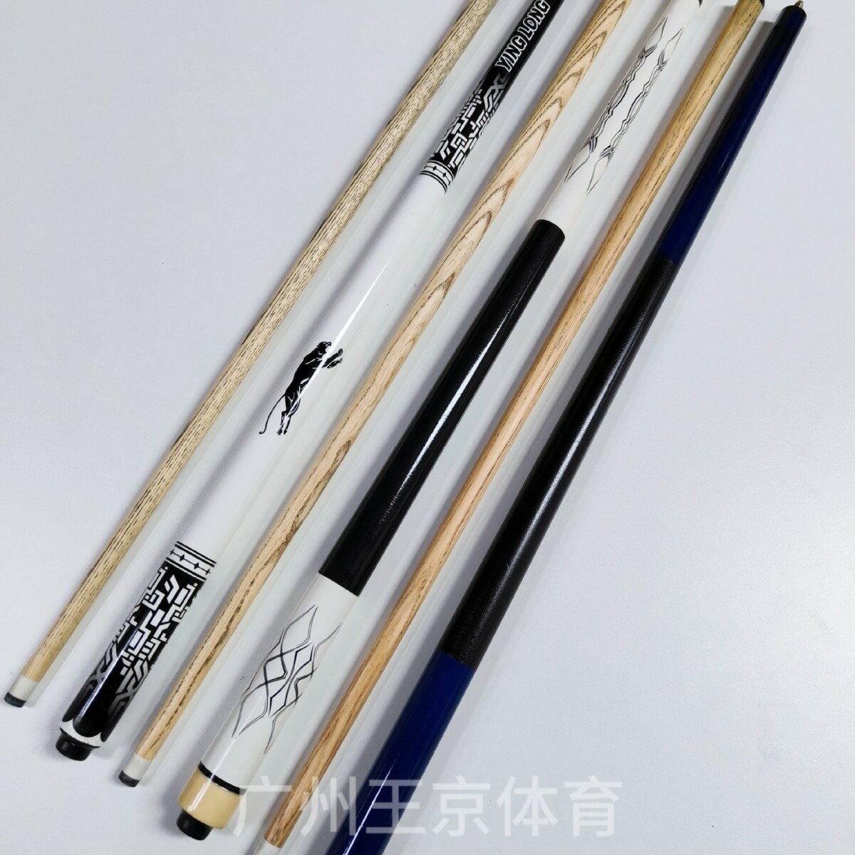 免運 桌球桿花式九球球桿美式大頭臺球桿13mm桿頭16彩美洲豹臺球用品 可開發票