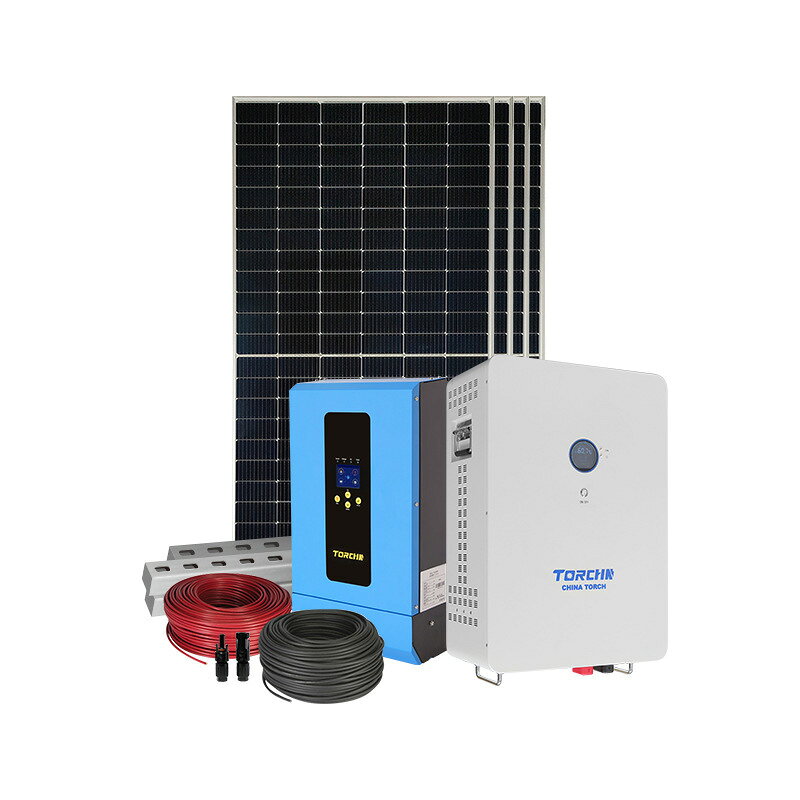 太陽能發電系統家用220V光伏供電離網儲能套裝太陽能小型發馬達電機