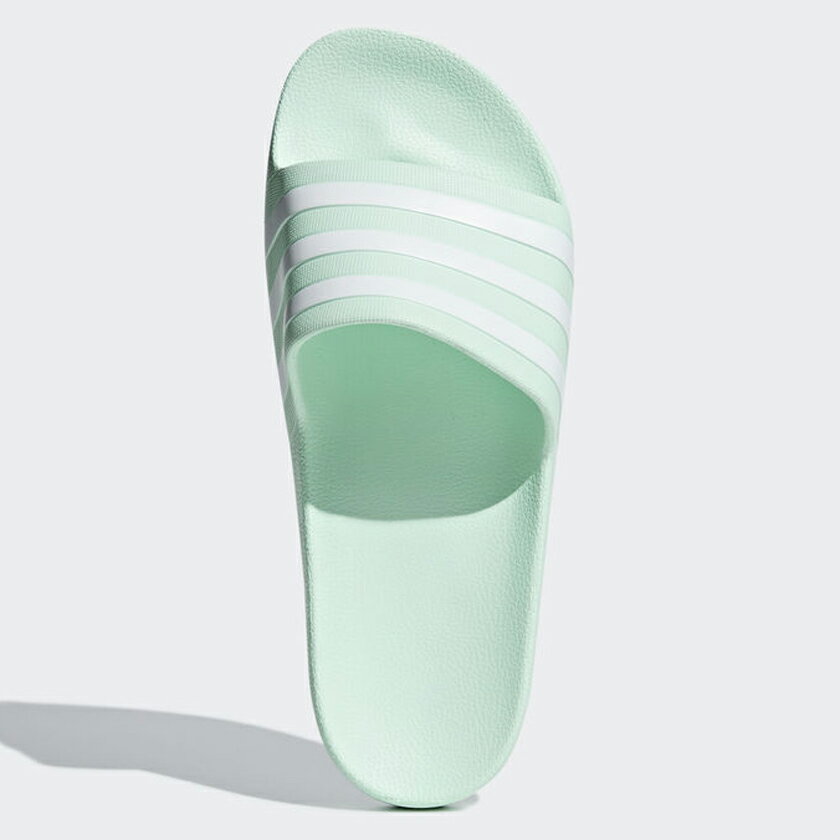 Adidas ADILETTE AQUA 女鞋 拖鞋 休閒 一體成型 粉綠【運動世界】 F35535