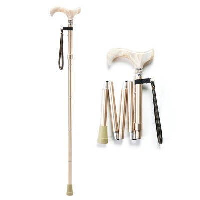 Merry Sticks 悅杖 皇家系列施華洛世奇水鑽 EZjoint折疊手杖-珍珠玉白 (單支)_輔具【杏一】