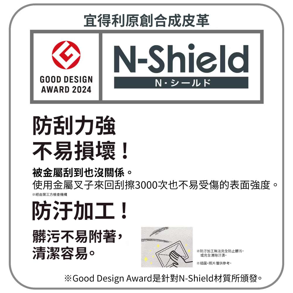 ◎3人用電動可躺式沙發 電動沙發 N-BELIEVA 3 NS合成皮 耐磨合成皮革 GY NITORI宜得利家居 6