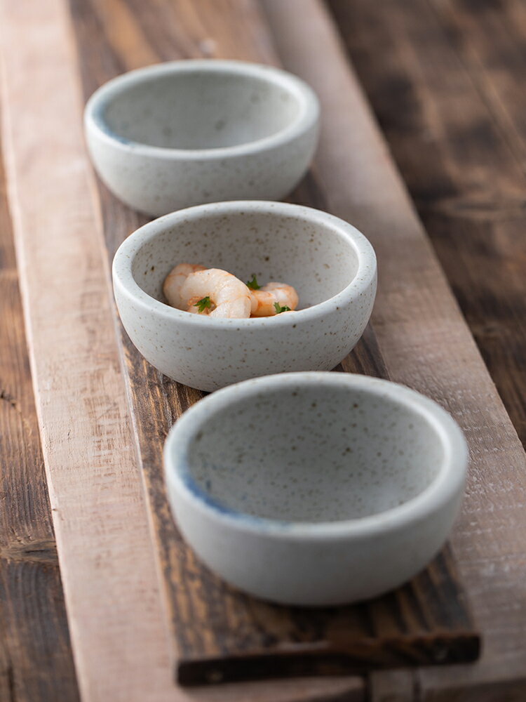 朵頤創意北歐風 米黃加點缽體碗米飯碗泡面碗創意復古小碗沙拉碗1入