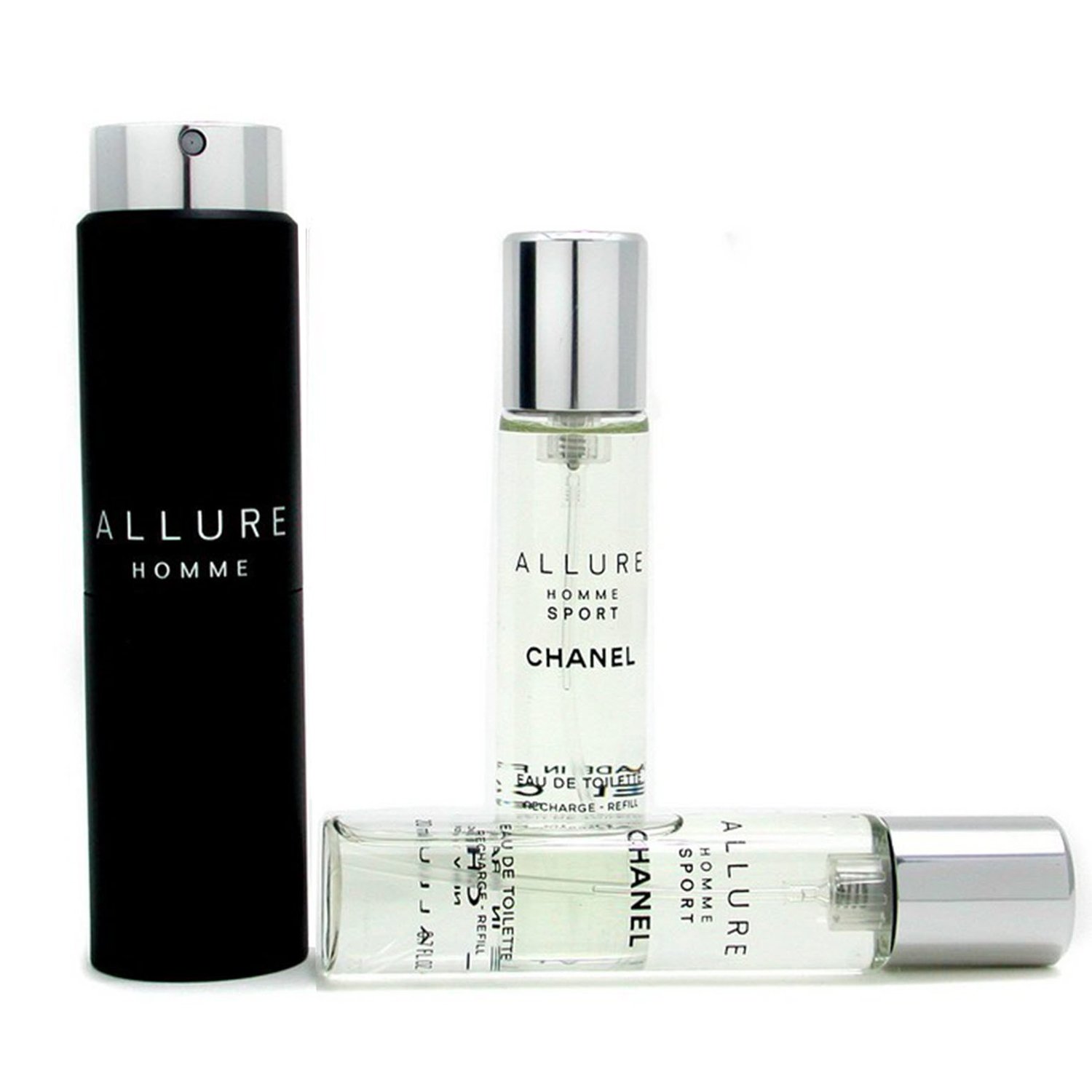 香奈兒 Chanel - 香奈兒ALLURE男性運動淡香水 旅行裝(兩個補充劑) Allure Homme Sport Eau De Toilette Travel Spray