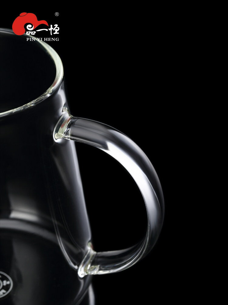 品一恆玻璃公道杯加厚耐熱玻璃公杯茶漏套裝大容量公杯分茶器高檔