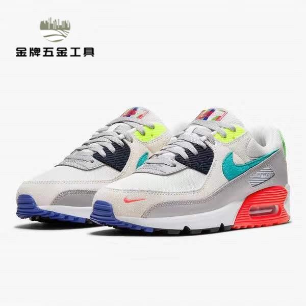 免運 休閒鞋 運動鞋 男鞋 新款百搭Air Max 90 男女網面透氣跑步鞋 休閑氣墊運動鞋 工廠現貨 八折下殺syeb