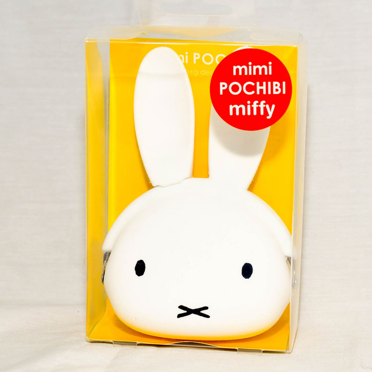 <br/><br/>  Miffy 米菲兔 日本正版 mimi POCHBI 矽膠零錢包<br/><br/>