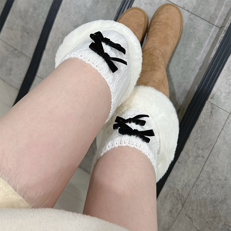 ANNAS 韓國蝴蝶結襪套 堆堆襪 泡泡襪 小蝴蝶結 襪子 百搭 性感 芭蕾舞鞋 2