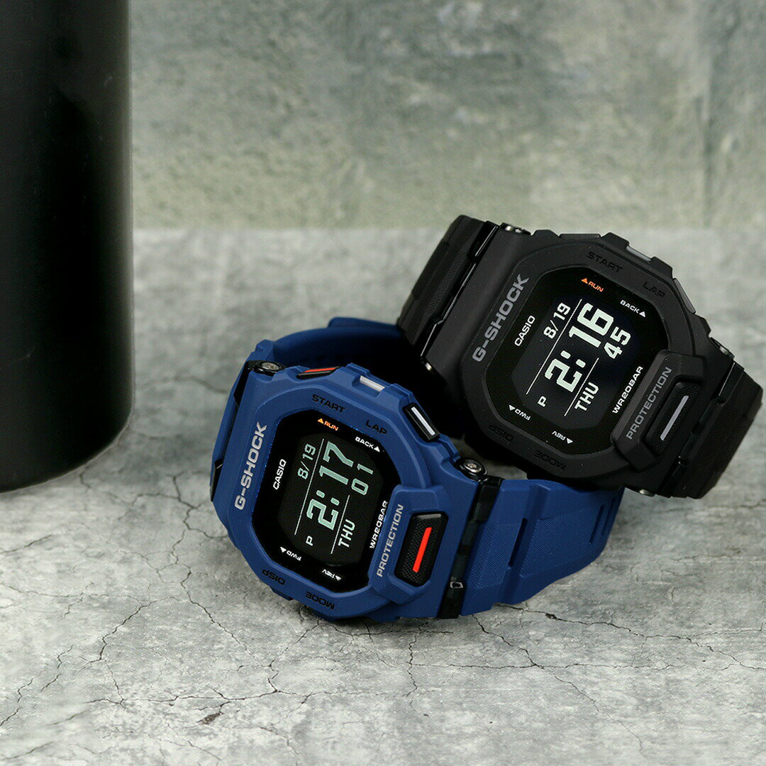 G-SHOCK ジースクワッドGBD-200-2DR ブラック黒ブルーCASIO カシオ手錶