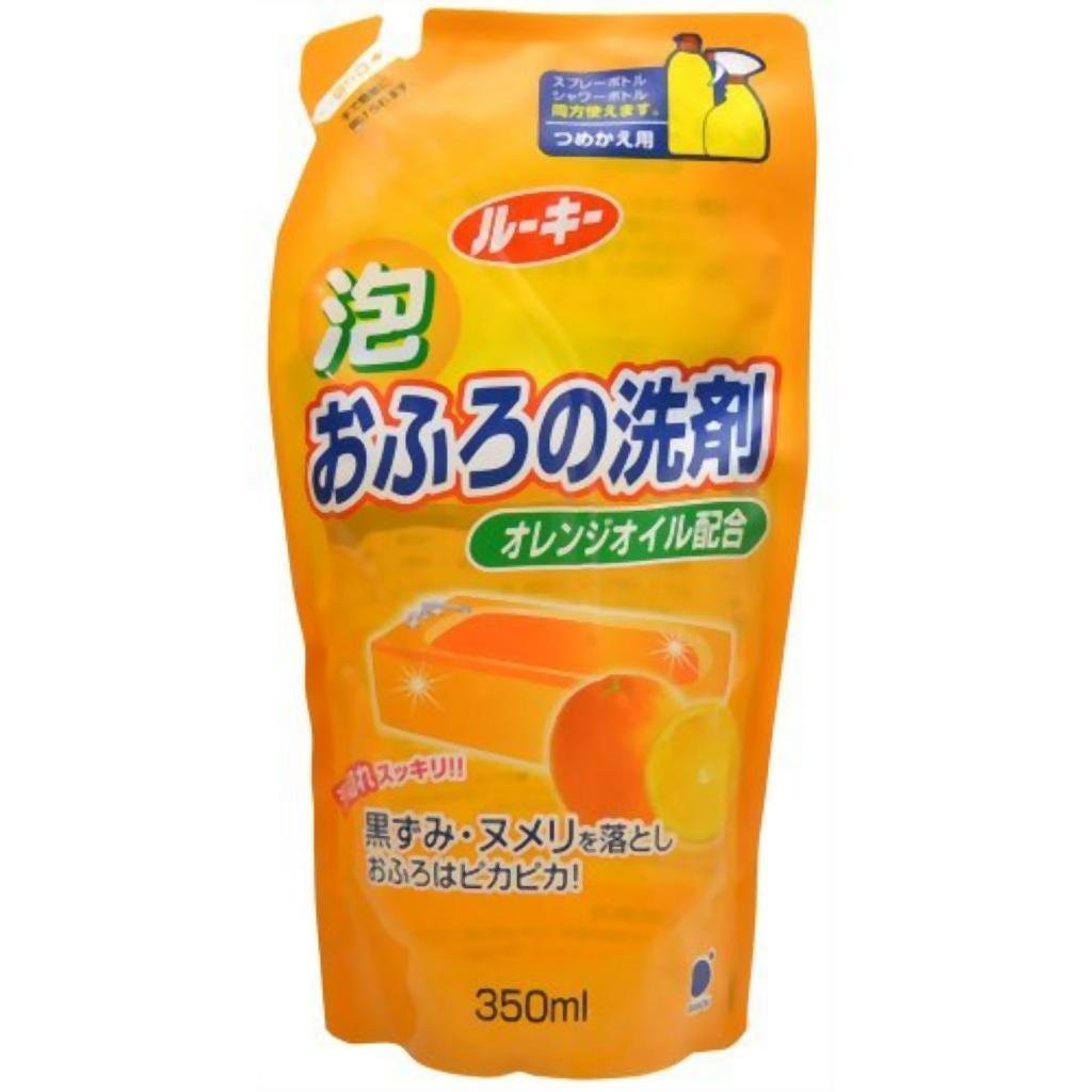 日本 第一石鹼 橘子味 浴室 浴缸 清潔 清洗劑 補充包 350ml--4902050409696