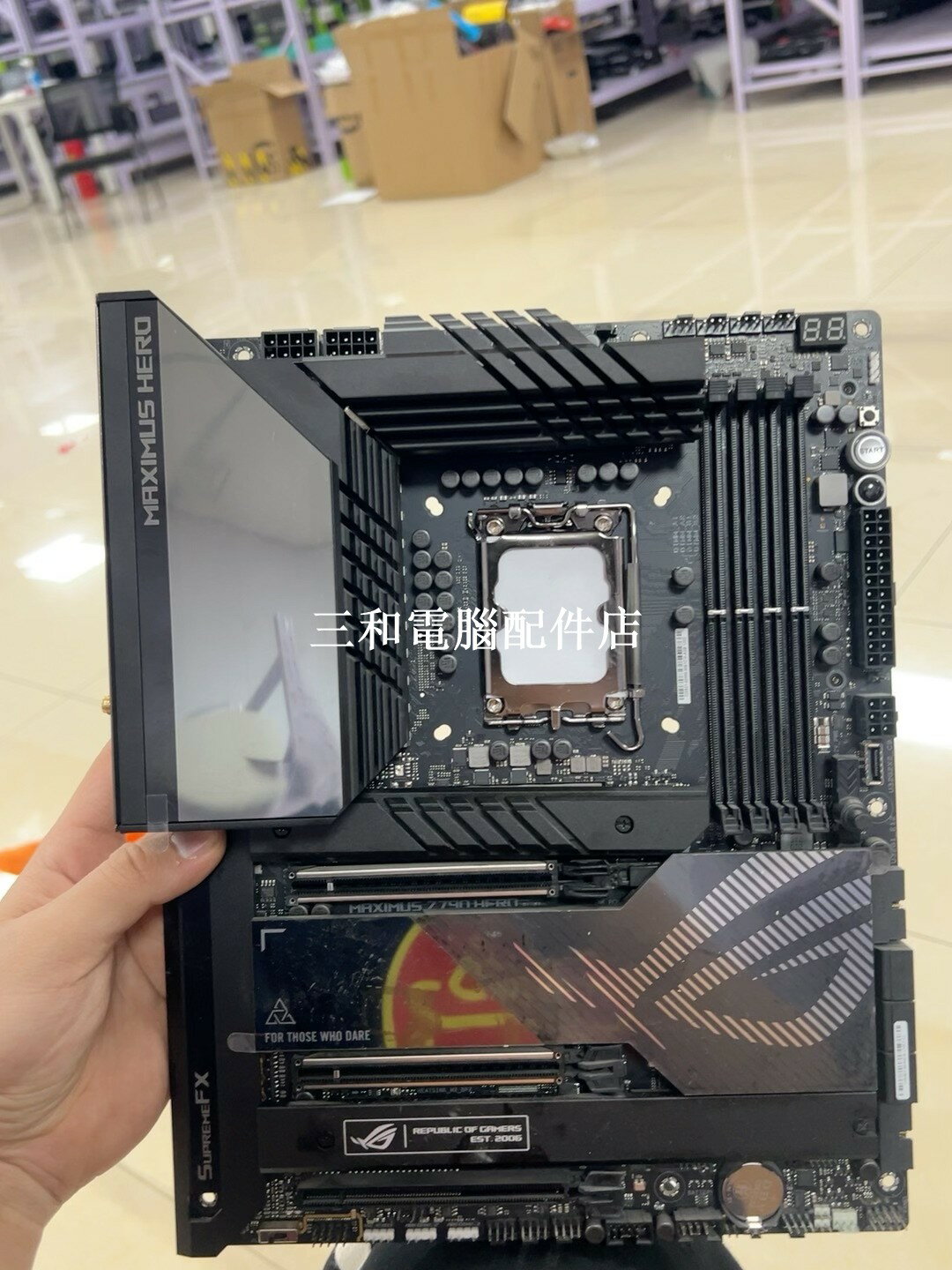 華碩 ROG MAXIMUS Z790 HERO 主機板 實拍 所見即所得 快速出貨 官方質保 店保 yatırım