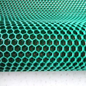 新品六角形鏤空防滑地毯桑拿沐浴室游泳館門廳過道耐磨隔水地墊