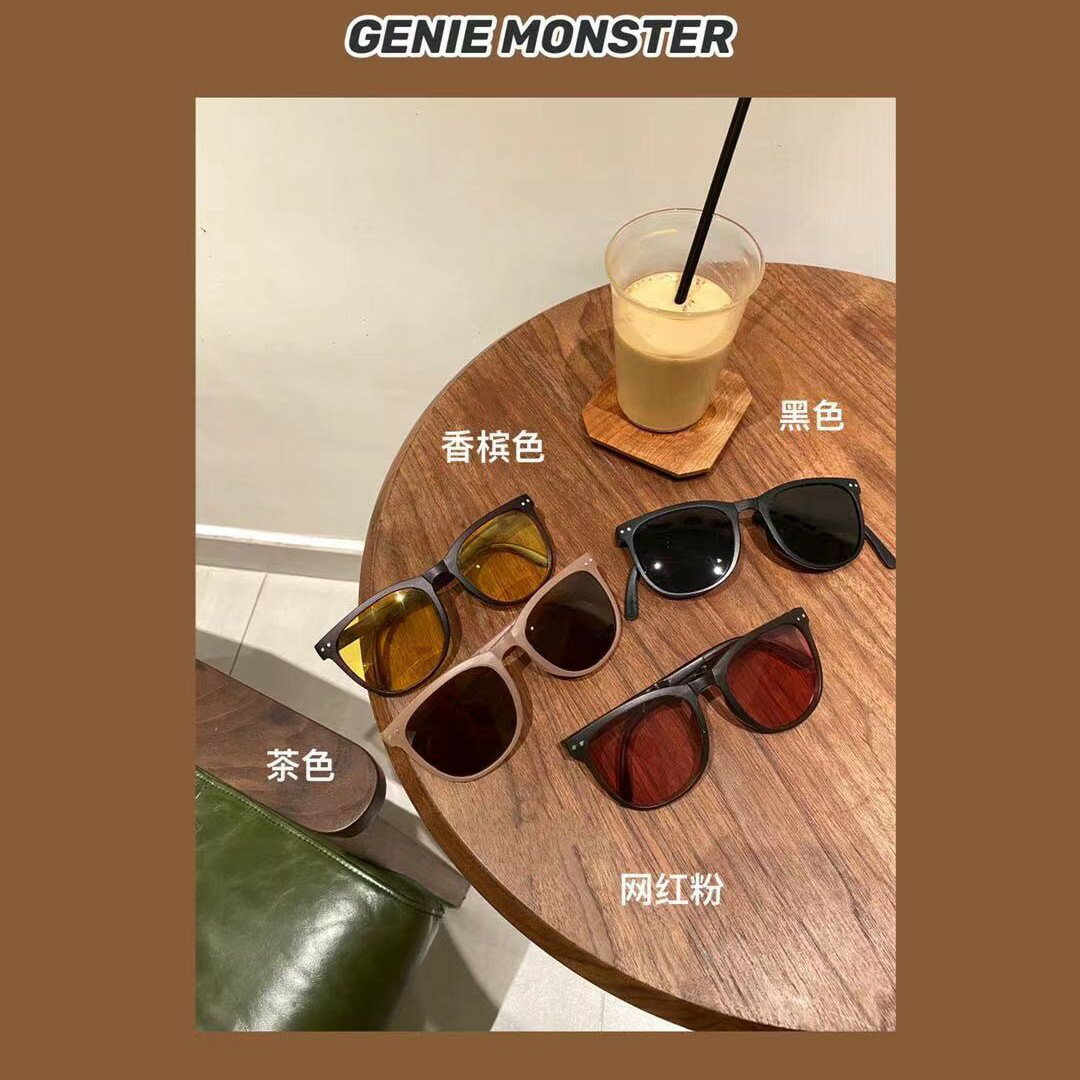 GM折疊眼鏡 時尚潮流百搭遮陽防紫外線太陽墨鏡輕可攜式帶女