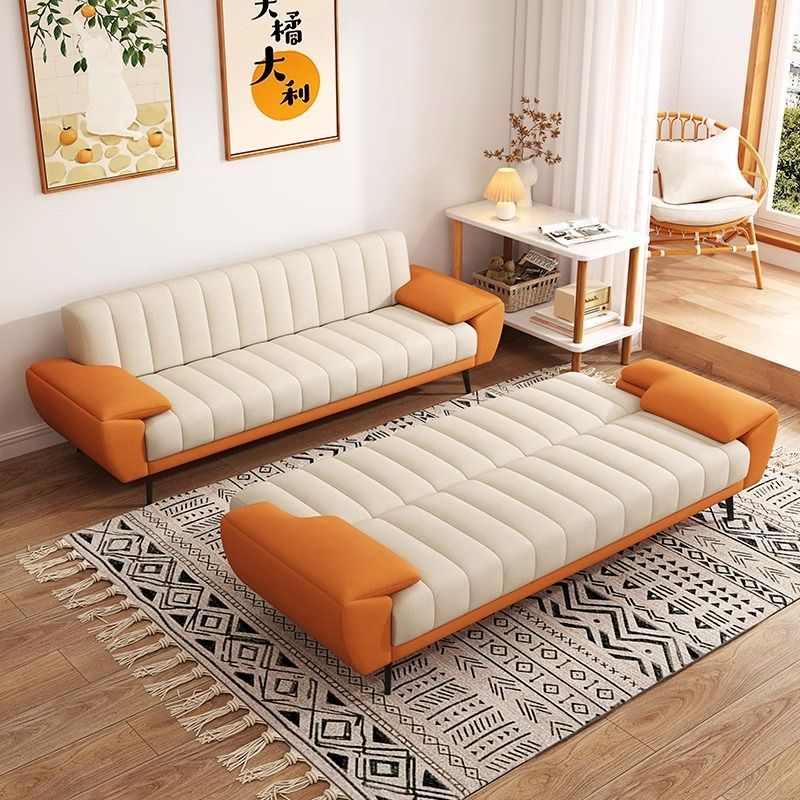 輕奢科技布新款沙發床一體兩用可折疊小戶型沙發客廳
