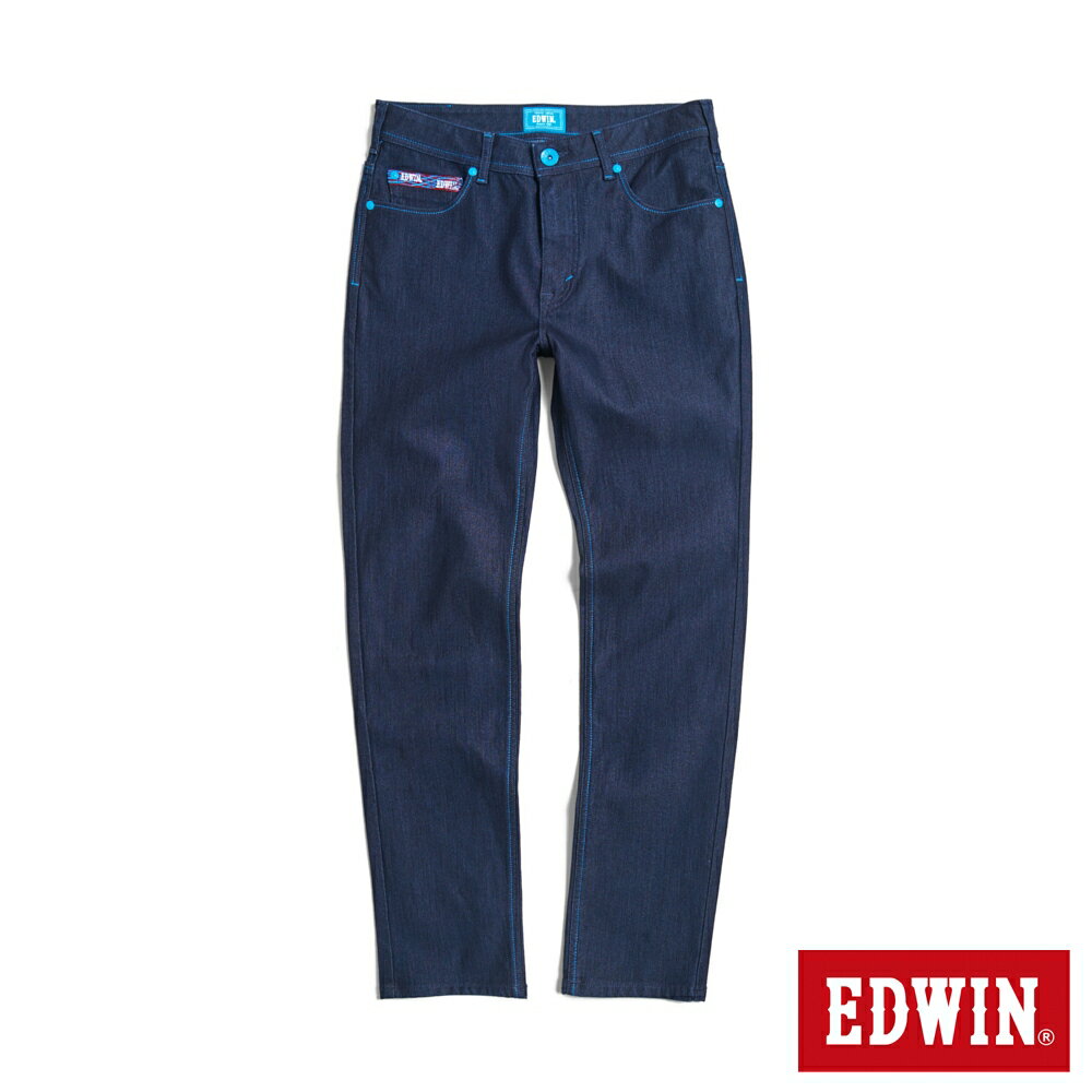 EDWIN 加大碼 JERSEYS迦績 急速窄管小直筒牛仔褲-男款 原藍色