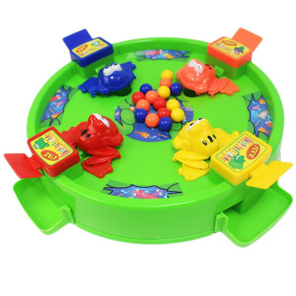 4隻 青蛙搶珠盤 青蛙搶豆豆遊戲盤 389/一個入(促299) 青蛙撲球 親子桌遊 益智玩具-CF102959