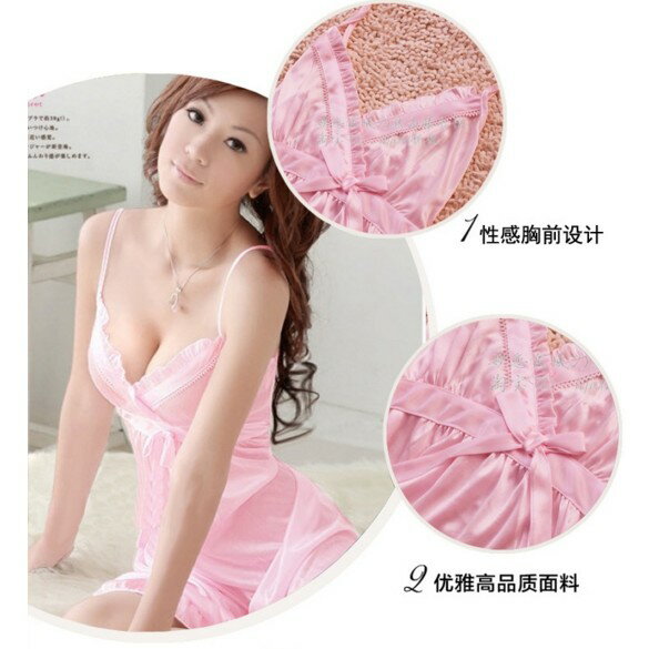 冰絲睡衣 性感睡衣 情趣睡衣 居家睡衣 連身睡衣 吊帶睡衣 居家服 櫻桃嚴選 優質 1