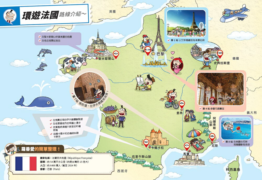 ★☆歐洲三強國☆★環遊世界大冒險：【英國】【法國】【德國】 6