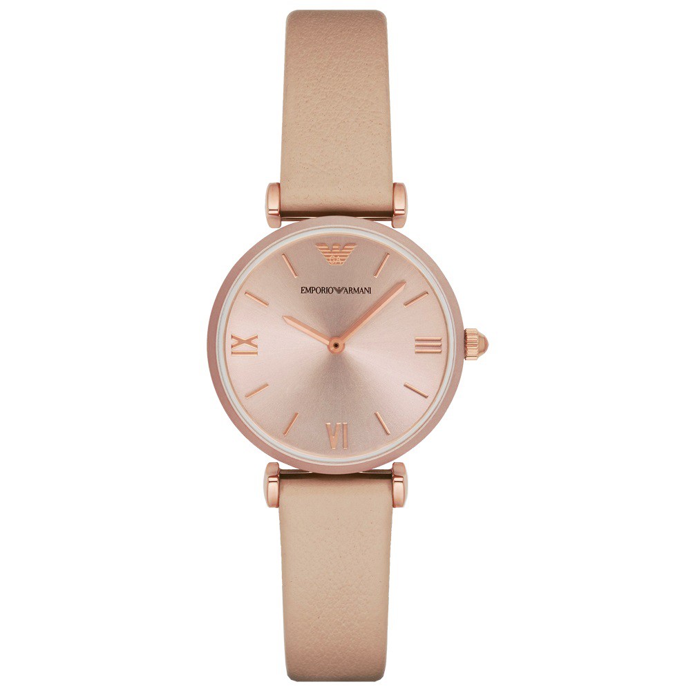 EMPORIO ARMANI手錶 女錶 石英錶 AR11001 皮帶錶 正品 實體店面預購