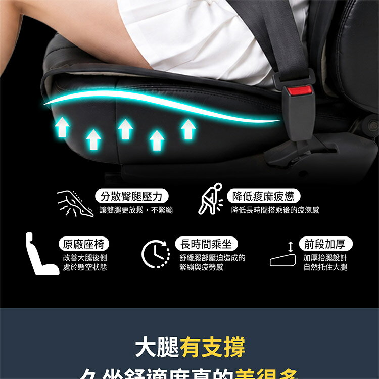【安伯特】一體式 護腰+座墊組(車用腰枕 車用靠腰墊 汽車靠墊 車用座墊 汽車坐墊) 7