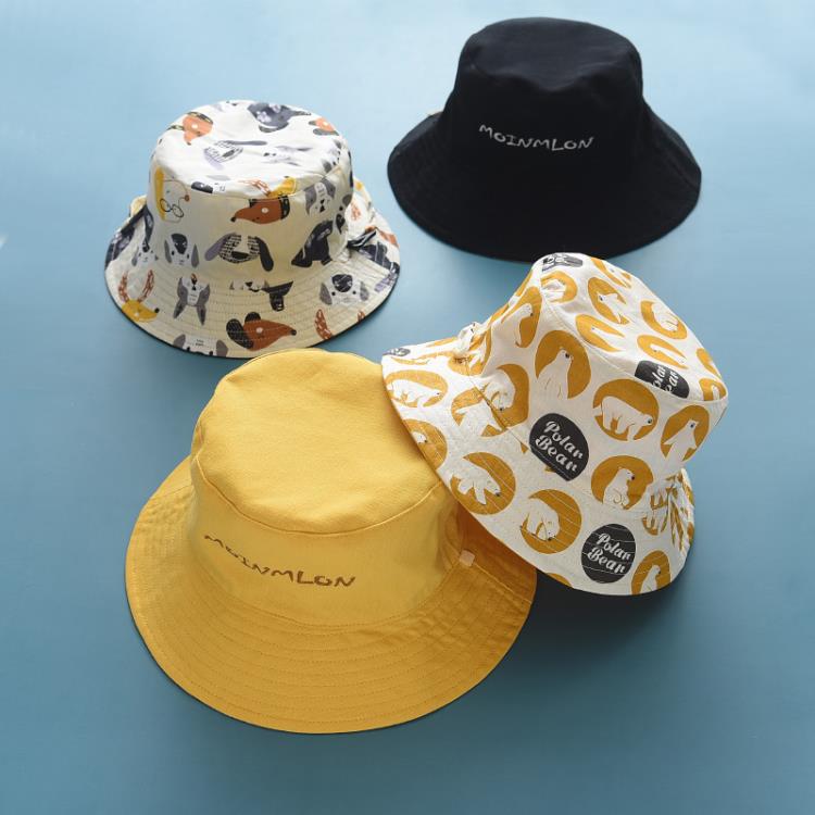 兒童漁夫帽春秋嬰兒帽子夏季薄款男女童防曬寶寶遮陽帽太陽帽 全館免運