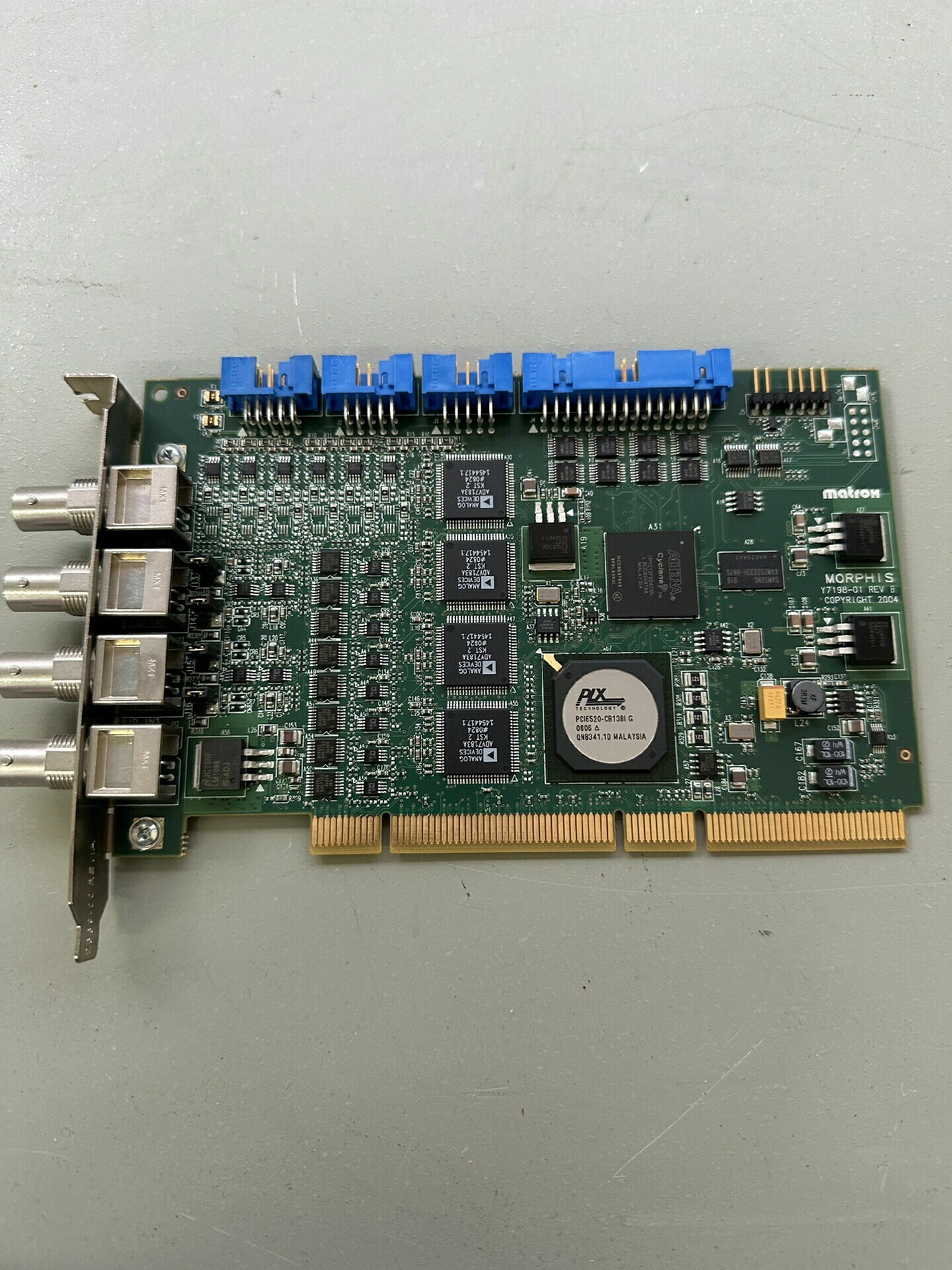 MATROX 邁創 Morphis 7198-01 REV B 專業影像採集卡 高畫質錄製 直播串流 遊戲擷取 HDMI 支援 4K 即時傳輸 低延遲
