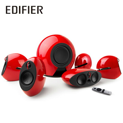<br/><br/>  EDIFIER【e255】喇叭 5.1 無線家庭影院音箱(紅) 音響 喇叭 音箱 電腦喇叭 藍牙喇叭 藍芽喇叭 藍牙音箱 藍芽音箱【迪特軍3C】<br/><br/>