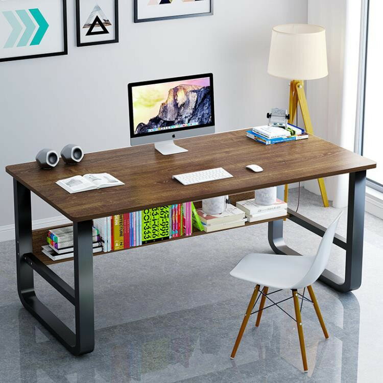 電腦桌台式桌家用簡約現代經濟型書桌辦公桌學生寫字桌簡易小桌子ATF