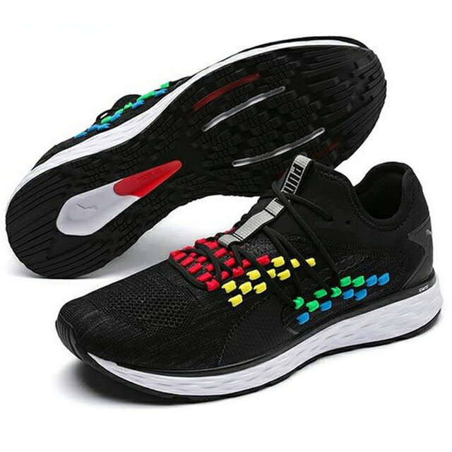 Puma SPEED 600 FUSEFIT HEAT MAP 男鞋 慢跑 訓練 輕量 黑 彩 【運動世界】19251801