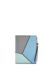 LOEWE短夾 Puzzle compact wallet in classic calfskin