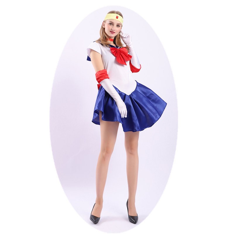 日本動漫服裝成人美少女戰士服裝游戲制服cosplay男女同款MXLXXL 4