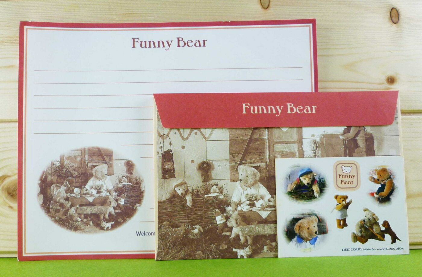 【震撼精品百貨】泰迪熊 信紙組【共1款】 震撼日式精品百貨