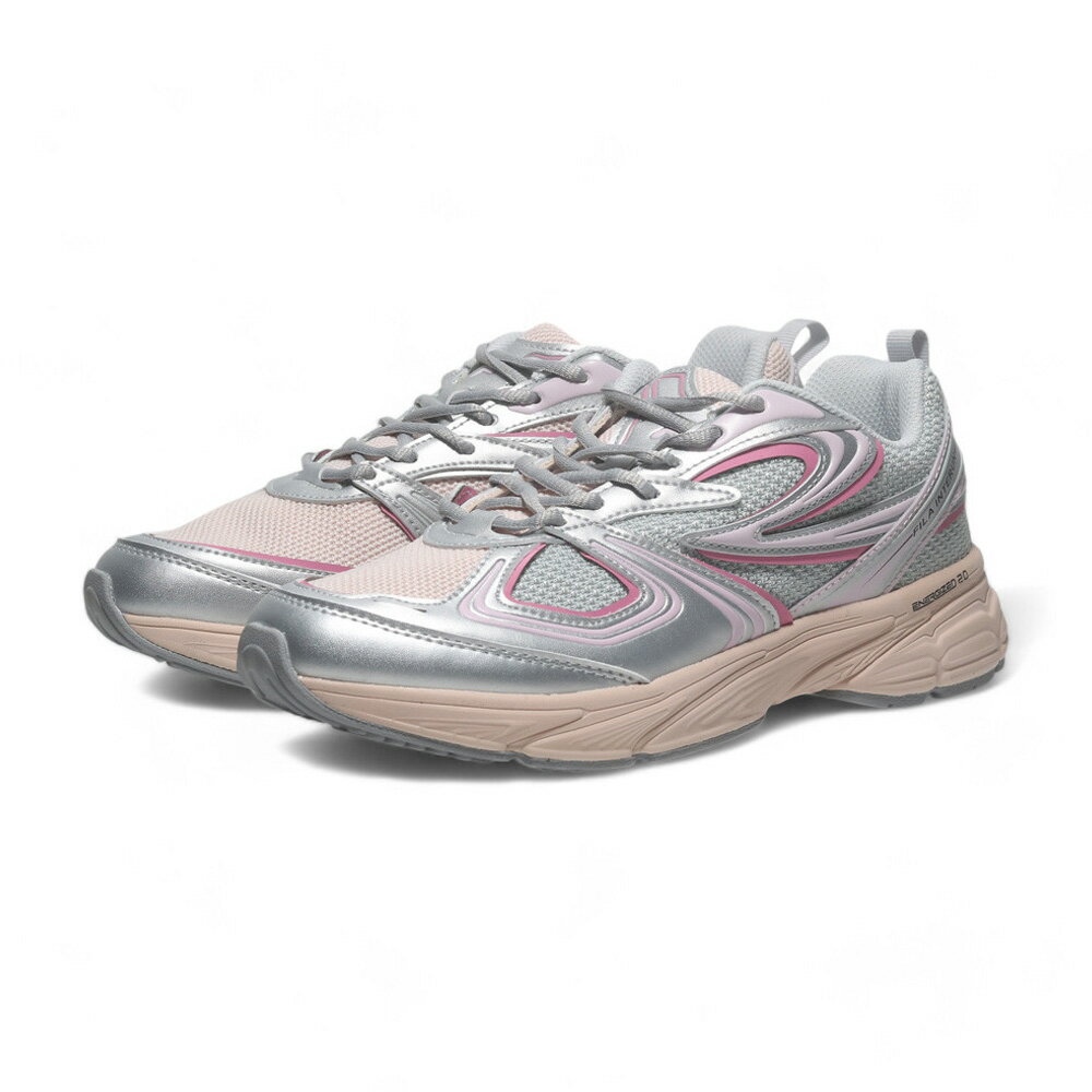 【滿千折百】FILA 休閒鞋 INTERUN 銀粉 韓韶禧代言 女 4J540Y154