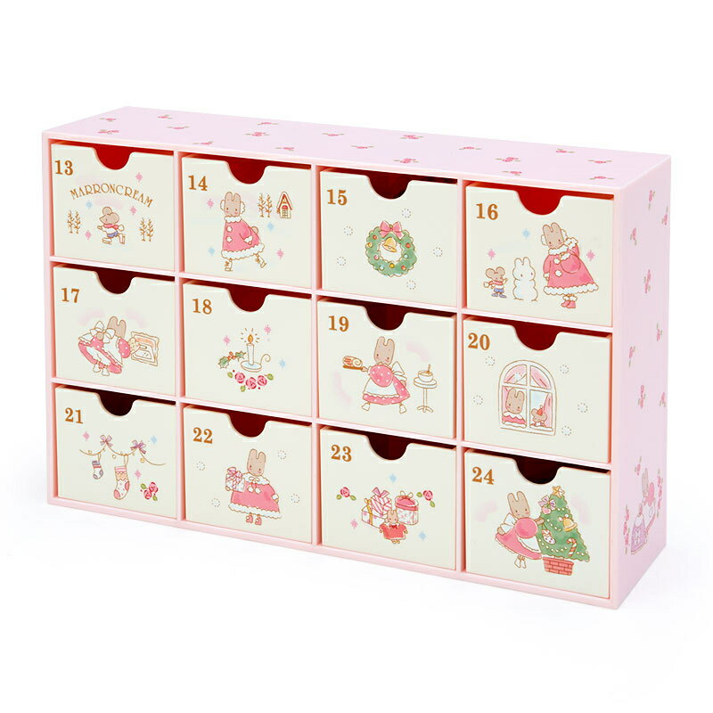 【震撼精品百貨】新娘茉莉兔媽媽 Marron Cream Sanrio 兔媽媽桌上型置物櫃/收納櫃#01015 震撼日式精品百貨