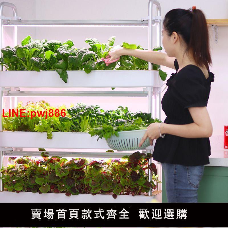 {臺灣公司 可開發票}智慧多層水耕種植設備家庭室內客廳臥室懶人種菜神器無土栽培水培