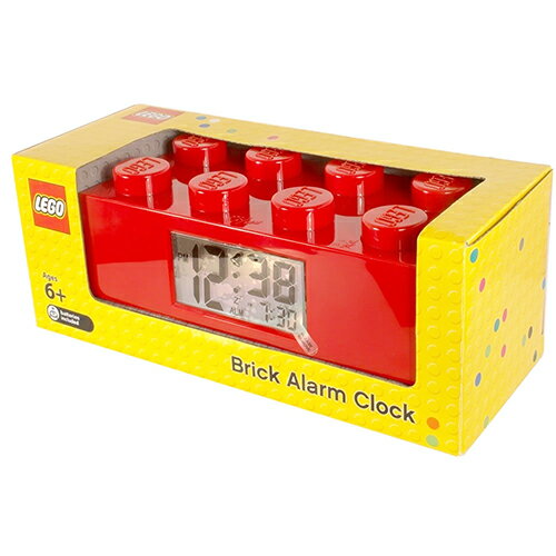 【 樂高積木 LEGO 】樂高經典積木鬧鐘系列 - 鮮紅