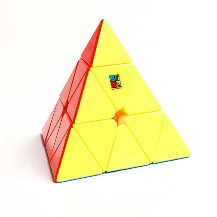 魔方 魔域文化兒童三階三角金字塔魔方益智玩具學生初學者益智力幼兒園
