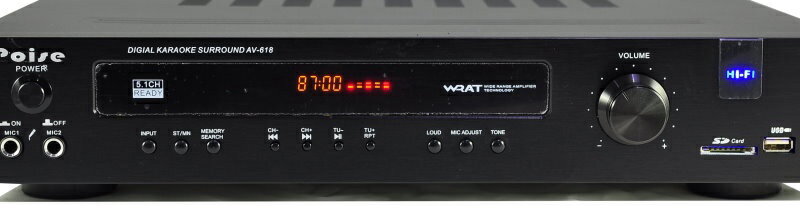 POISE AV-618 5.1聲道環繞擴大機 SD/USB/FM播放 卡拉OK擴大機AV618