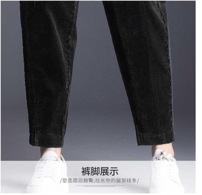 冬季羊羔絨加厚燈芯絨褲子女棉褲韓版寬松百搭外穿保暖加絨休閑褲 3