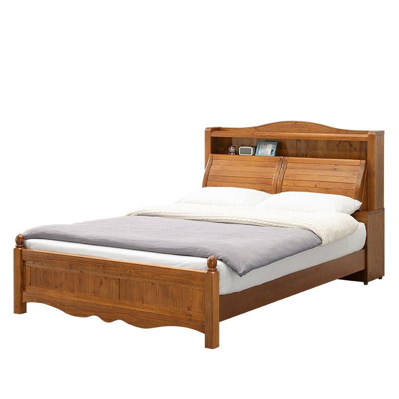 原森風化木全實木5尺床箱台 實木製造、低甲醛、標準雙人床、雙人床架、雙人床台【myhome8居家無限】★APP下單享點數4% 2