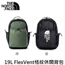 [THE NORTH FACE] 男女款 19L FlexVent格紋休閒背包 / NF0A52TB