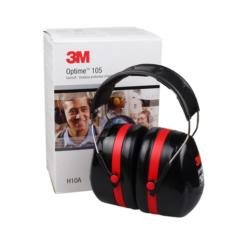 3M H10A隔音耳罩降噪音防噪音耳機睡眠用學習工業射擊工廠