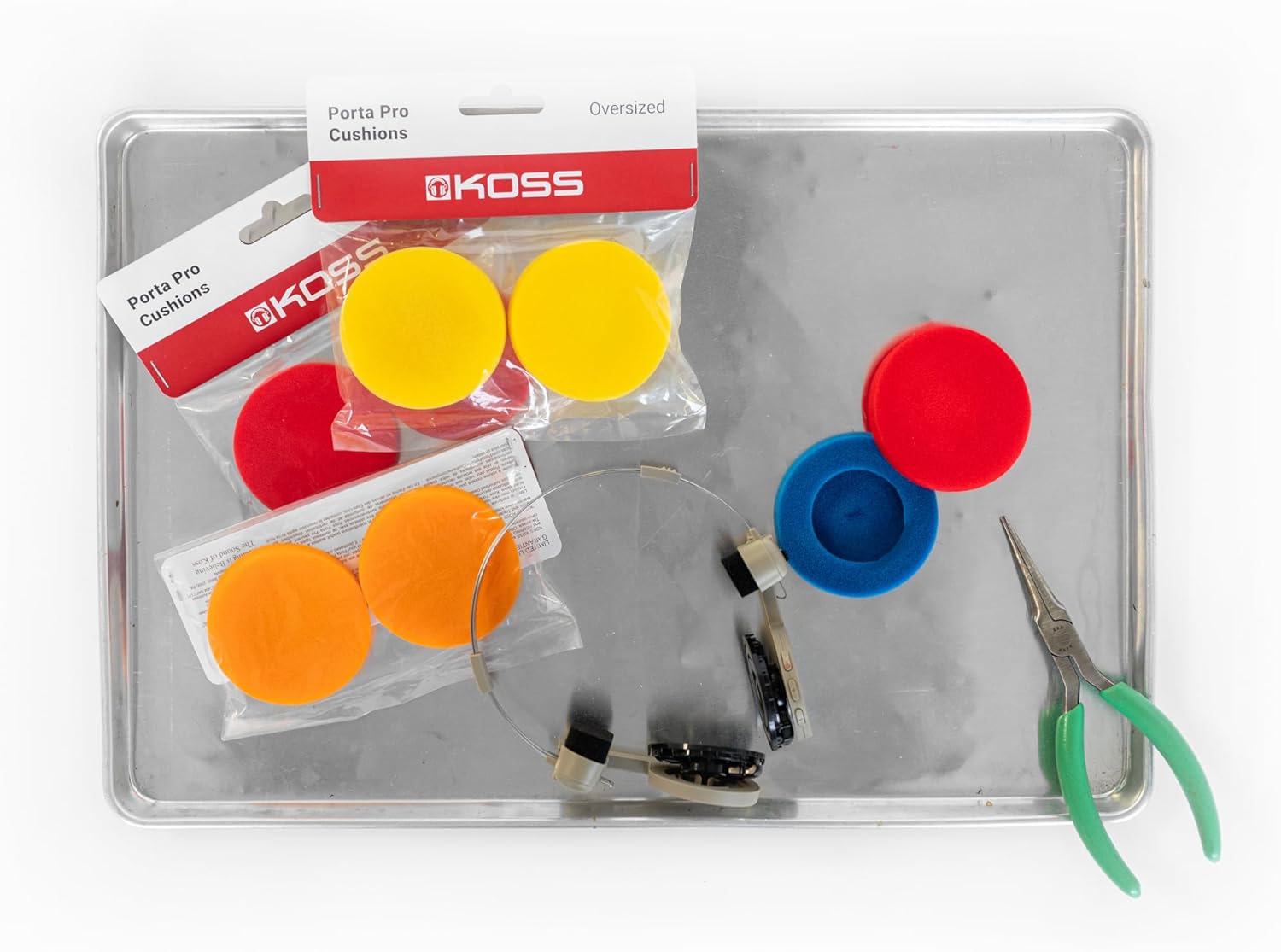 [6美國直購] Koss 原廠 較大尺寸 62mm 替換海綿 (1對2入) 適 KSC75 Porta Pro KPH40 Utility