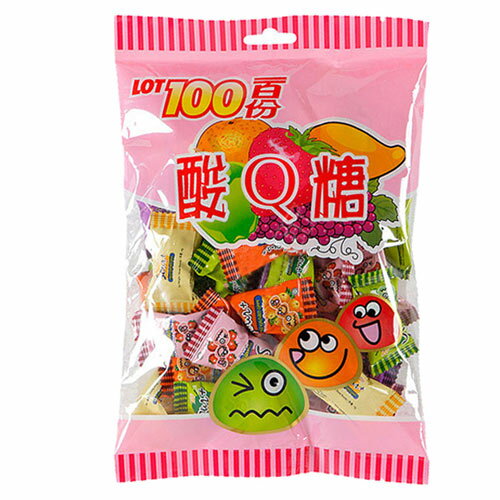 一百份酸Q糖200g【愛買】